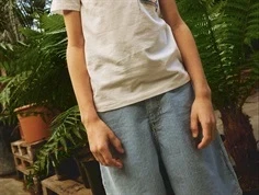 Name It light blue denim shorts striber